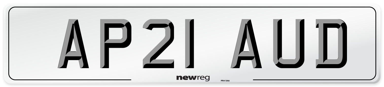 AP21 AUD Number Plate from New Reg